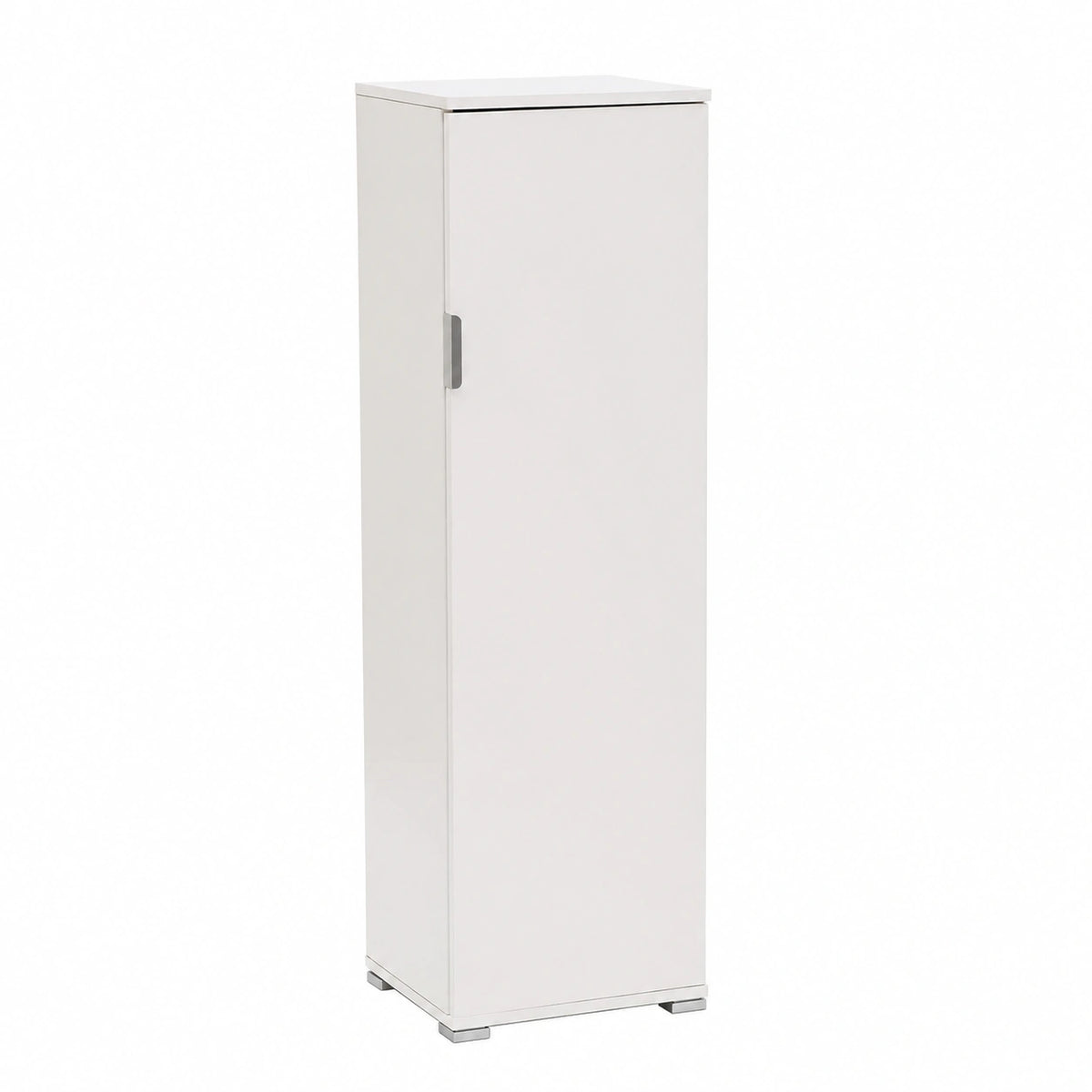 Me207BIA Portascope, Legno, Bianco, H.151 x P.33 x L.40